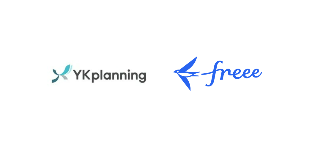 YK planningとfreeeのロゴ